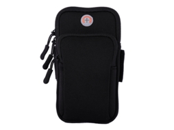 Bolsa Para Celular Para Esportes E Corrida, Preta, Tamanho P.