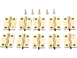 Dobradiças Giratórias Ocultas Para Portas, 30 Peças, Mini Dobradiças Quadradas Para Armários, Gavetas, Caixas De Joias E