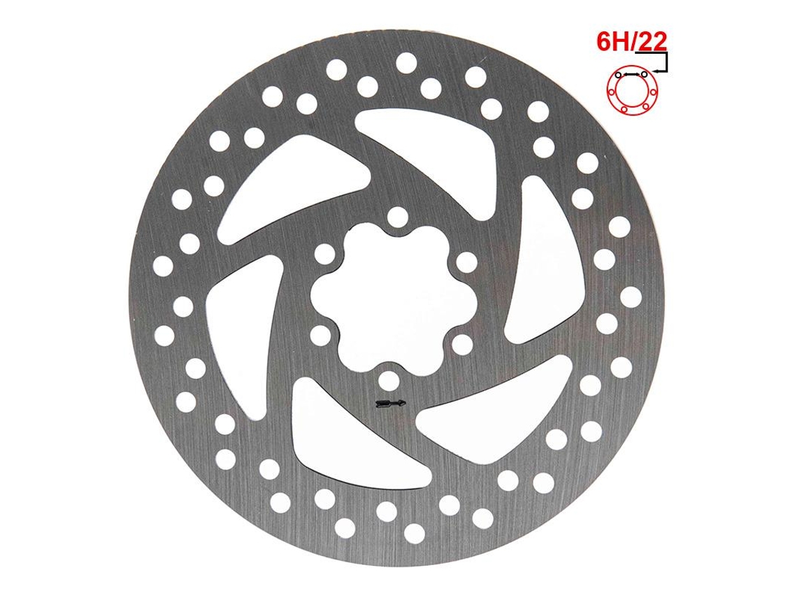 Disco De Freio 145mm 6h Prata