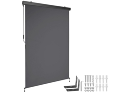 Estor Vertical Eloise Com 2 Suportes De Parede Tectake