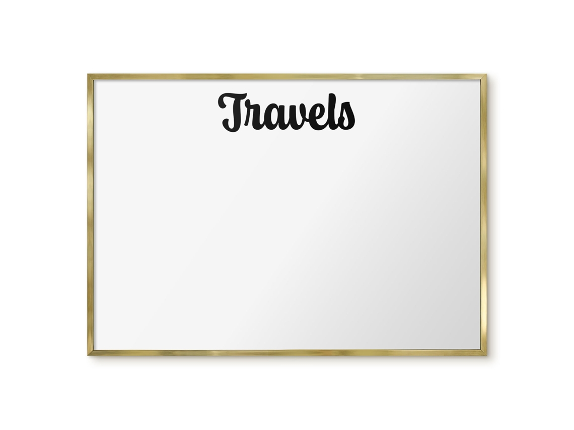 Magnetic Board For Wall Travels For The Bedroom Espelharte (100x70 Cm)