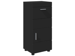 Conjunto de Armários para Banheiro com Gaveta Tulum Preto MAISON EXCLUSIVE