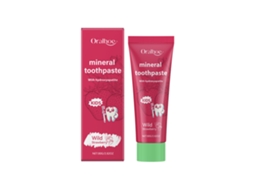 Creme Dental Infantil Morango LAXISCREED com Propriedades Clareadoras e Hálito Fresco