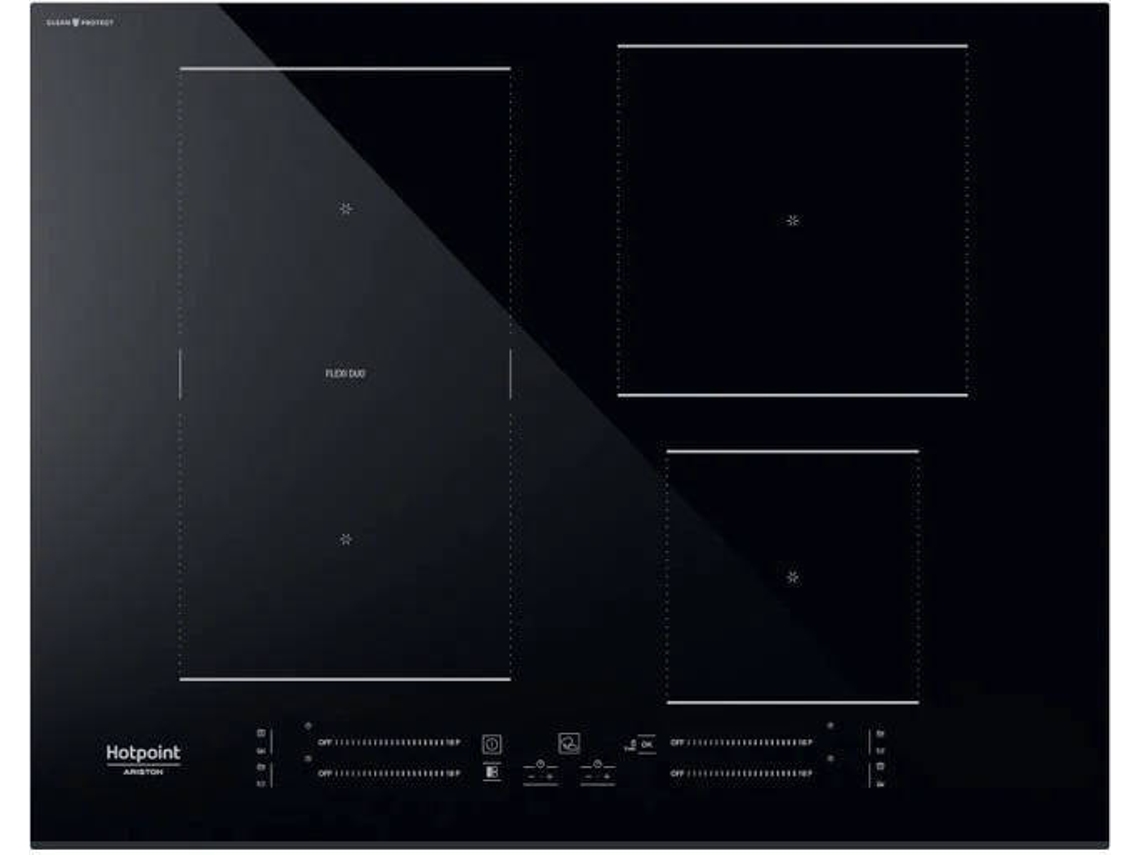 Placa de Indução HOTPOINT HS 1865C CPBF (Elétrica - 65 cm - Preto)