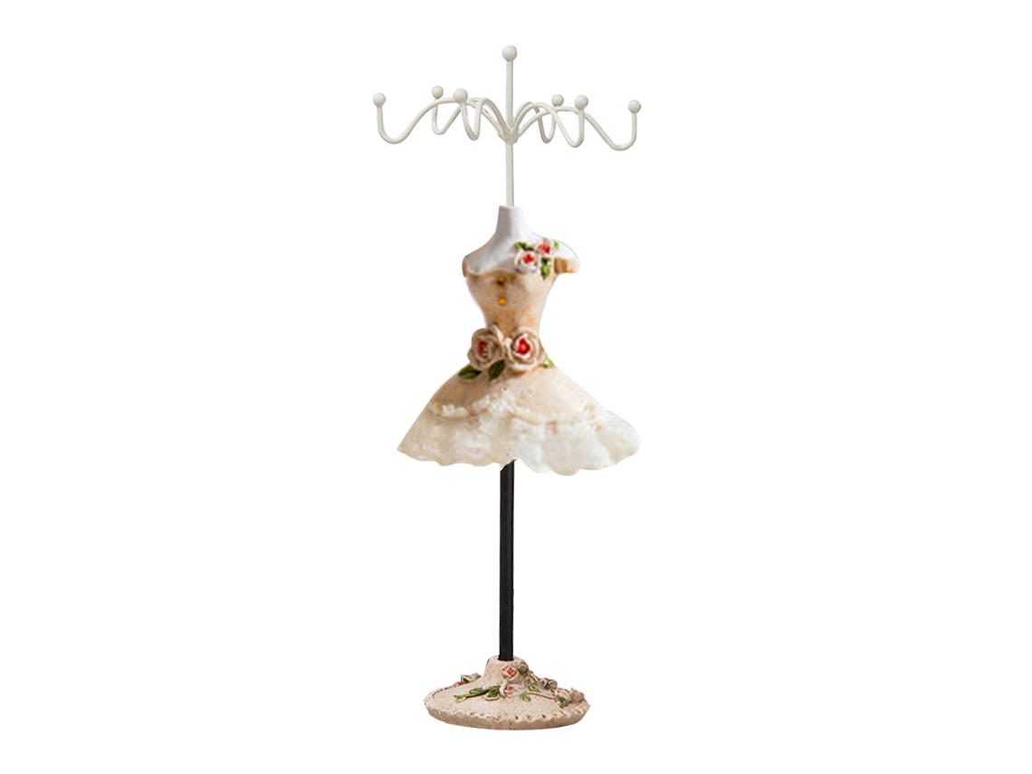 Escultor de resina para colares e joias, suporte decorativo em champagne, 25cm de altura LAXISCREED
