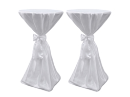Table Cover, Table Covers Vidaxl Branco Tecido (60 Cm)
