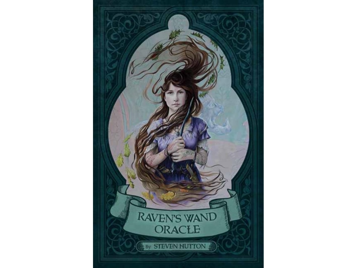 Livro Ravens Wand Oracle de Steven Hutton (Inglês)