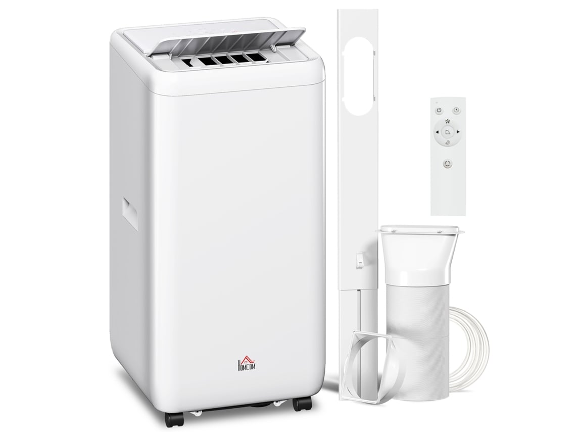 Aire Embalado Notebook 12000 Btu 5 En 1 Enfriamiento Desumidificador Ventilador Timer para 35 M² Blanco ZENCORE SERVICES