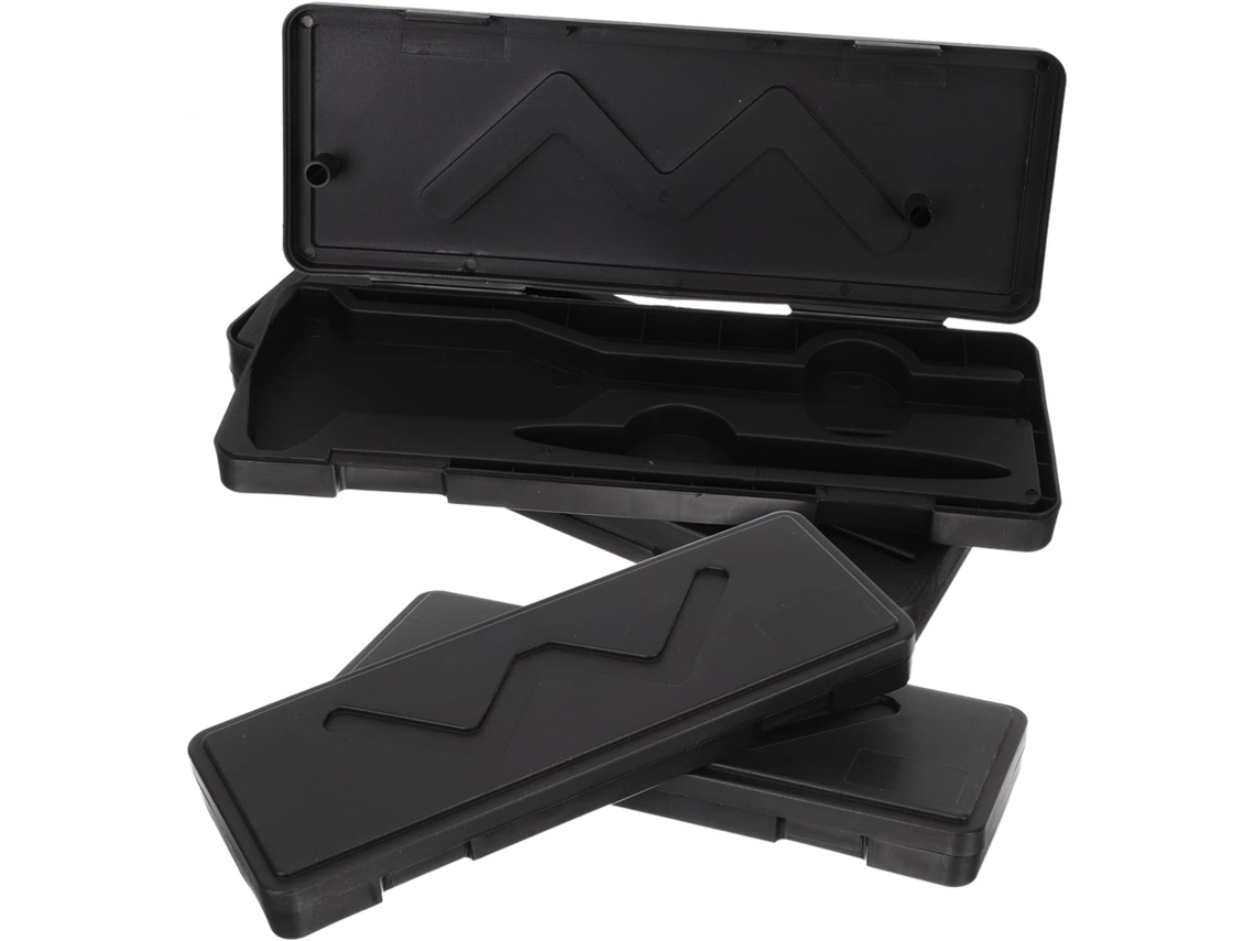 Estojo Para Paquímetro Cabilock Em Plástico Preto, Conjunto Portátil 4