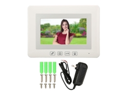 Sistema de Intercomunicação com Vídeo Fio 7 Polegadas Lcd Digital para Escritório