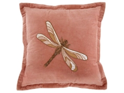 Cuscino Ricamato Voyage Maison Aria Veludo Rosa