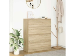 Aparador 80x35x99 cm Madera Roble Sonoma Deriv.