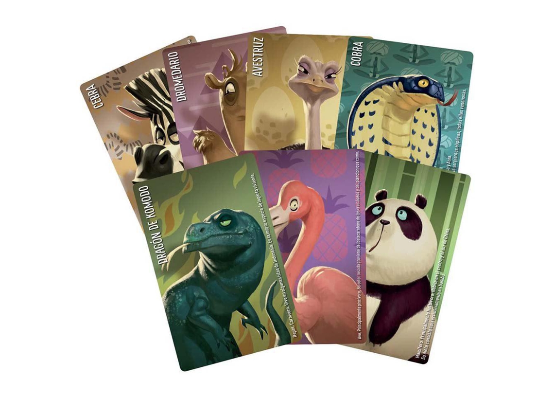 Asmodee Jogo de Cartas Similo Animais Selvagens Espanhol
