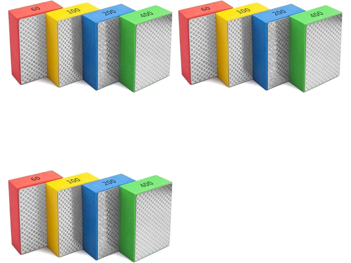 Pacote Com 12 Discos De Polimento Manual Para Lixar Cerâmica,