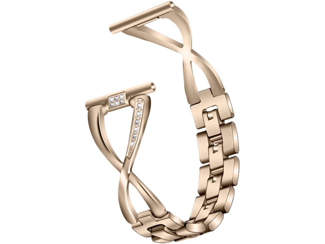 1 Pulseira De Smartwatch Com Strass Incrustado, Elegante E
