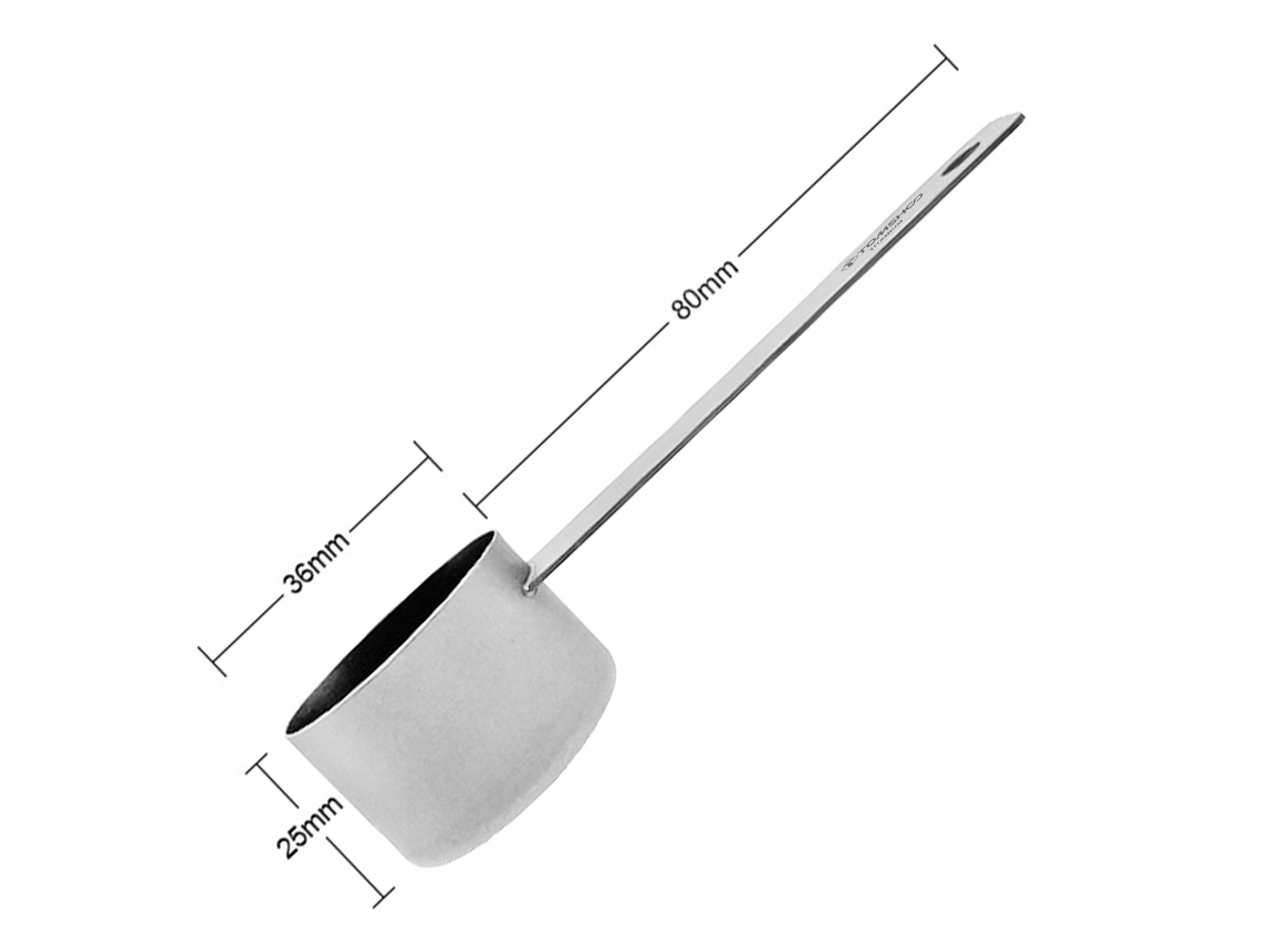 Colher de Café Metal Ti 8g 1 Colher de Sopa