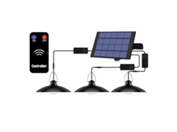 Luz de Pendente Solar com LED IP65 | S/MARCA