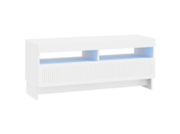 Vidaxl Gabinete De Tv Led Branco Derivados De Madeira