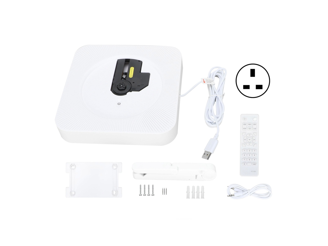 Yncm-player De Cd Bluetooth Para Parede Para Casa