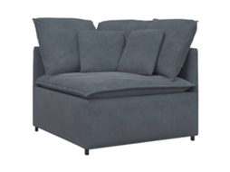 Modular Sofa, Modular Sofas Vidaxl Cinzeto Veludo