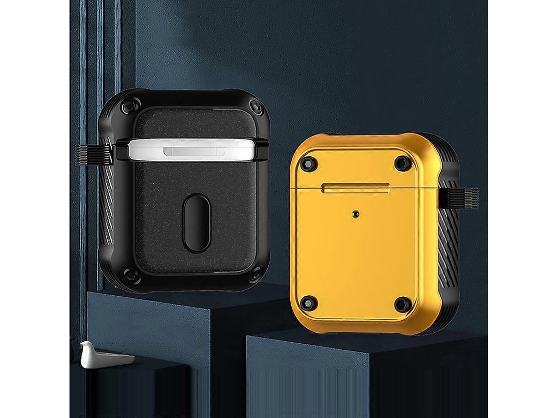 Camada protetora para fones de ouvido AirPods 1/2 Wing TPU + PC à prova de choque GIECY