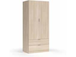 Roupeiro DMORA Carvalho (Aglomerado de Melamina - 81.2x180x52 cm)