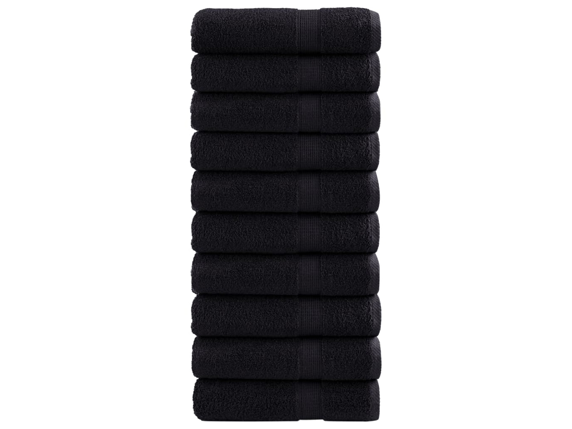 Vidaxl Toalhas De Banho Premium Solund 10pcs 100x150 Cm 600 Gsm Verde