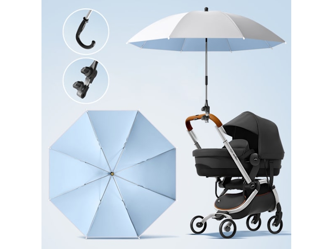Protetor Solar Universal para Carrinho de Bebê, Azul AQUAFORGE