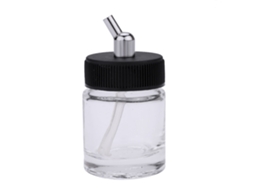 10 Piezas De Frascos De Vidrio Para Airbrush Com Tampa Adaptadora De 30° Para Pintura E Decoração