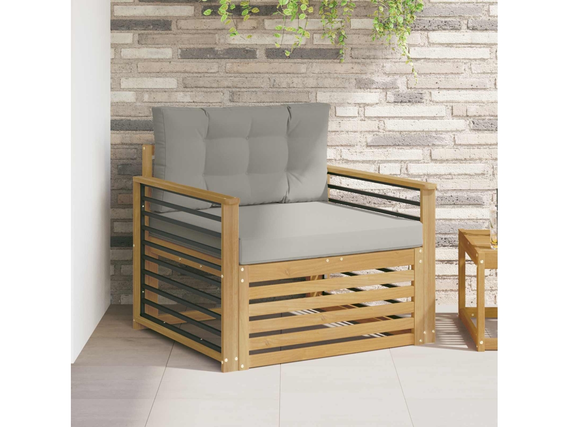 Vidaxl Sofá Exterior Poliéster Branco