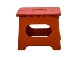 Banquinho infantil plástico plegável, portátil, 100kg, leve, para acampamento, piquenique, vermelho, tamanho L S/MARCA