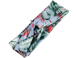Conjunto De 4 Faixas De Cabeça Elásticas Com Estampa Floral Para Ioga E Corrida. Acessórios Para Esportes.