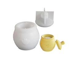 Moldes De Silicone Reutilizáveis ​​para Potes, Moldes De Silicone Para Castiçais, Ferramentas Para Fabricação De Joias, Incluindo Castiçais E Potes.