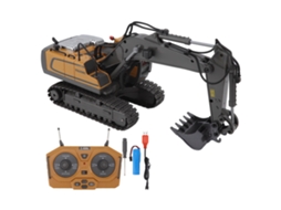 Primerox brinquedo Escavadeiro Controle Remoto 1/20 11 Canais 2.4g Veículo Construção Infantil