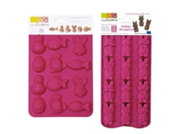 Formas de Chocolate Coelhos e Bombons de Páscoa SCRAPCOOKING