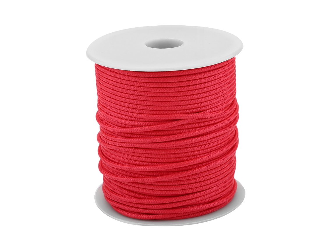Linha de Moeda para Arma de Lançar 2mm 50m Vermelha
