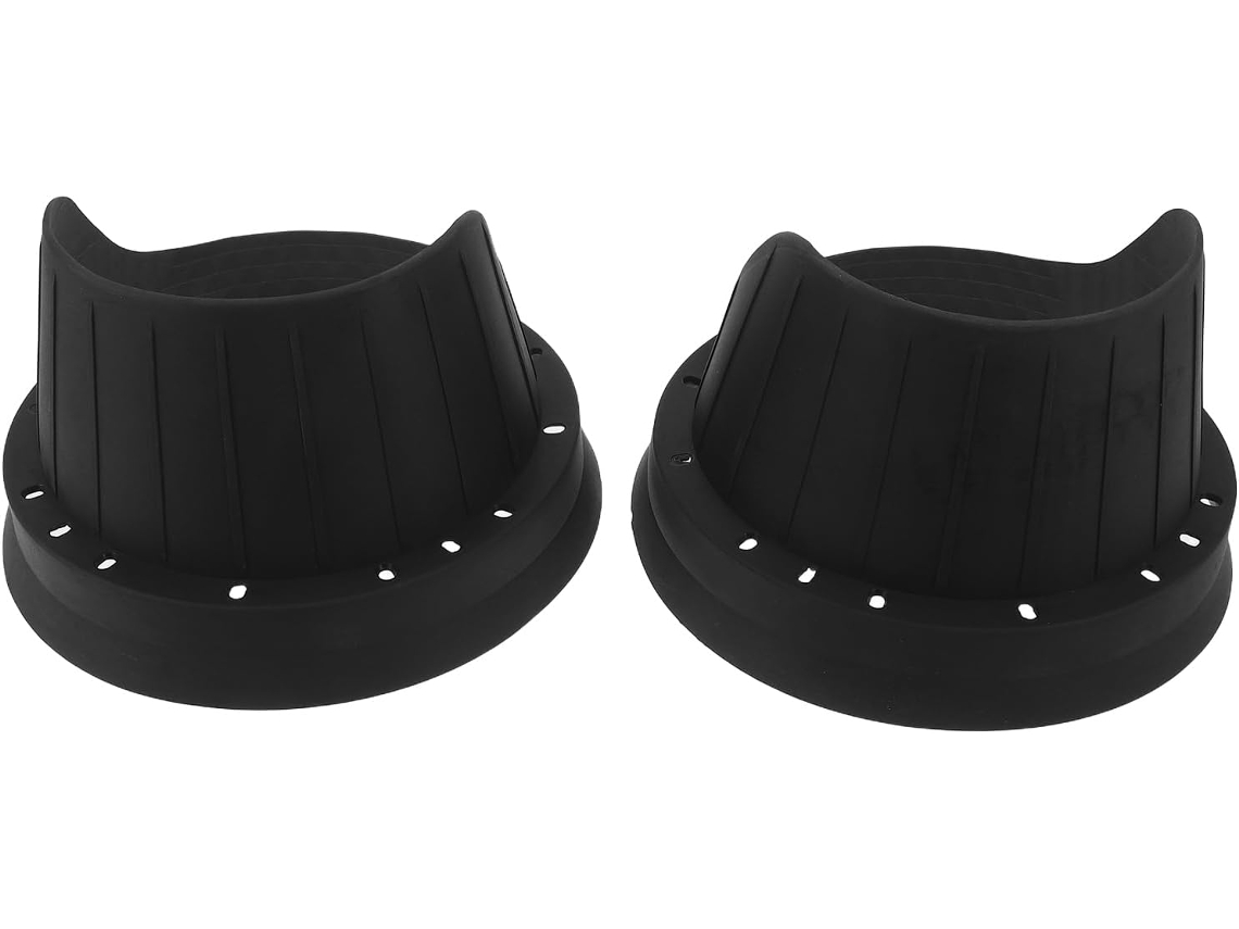 Capas De Silicone Pretas À Prova D'água Para Dispositivos De 6,5 Polegadas, Pacote Com 2 Unidades, Resistentes À Água E Poeira.