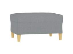 Footstool, Footstools Vidaxl Cinzeto Tecido (70 X 55 X 41 Cm)