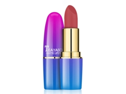 Labial Mate Largo Duración Impermeable Brillo Labial Cosmético Herramienta Maquillaje 10