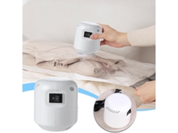 Saco De Compressão Com Bomba Sucção Elétrica Universal Para Guardar Roupas E Cobertores Em Casa.