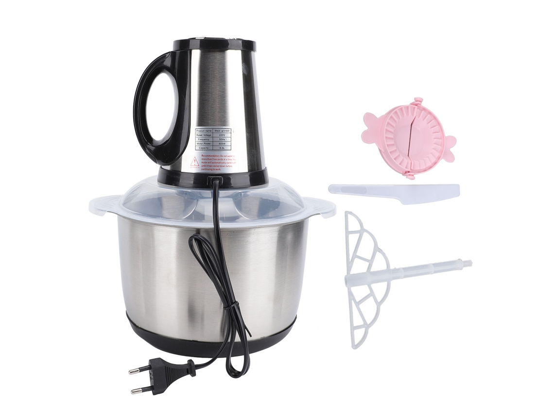 Processador de Alimentos 500w 5l Inox com Moedor de Carne | S/MARCA