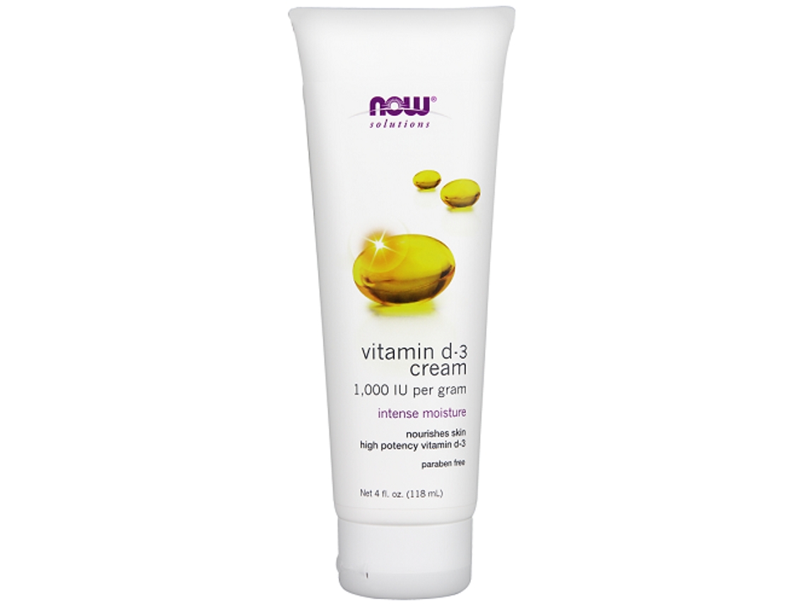 NOW FOODS Creme De Vitamina D-3 1000 Ui Por Grama 118 Ml 118 Ml