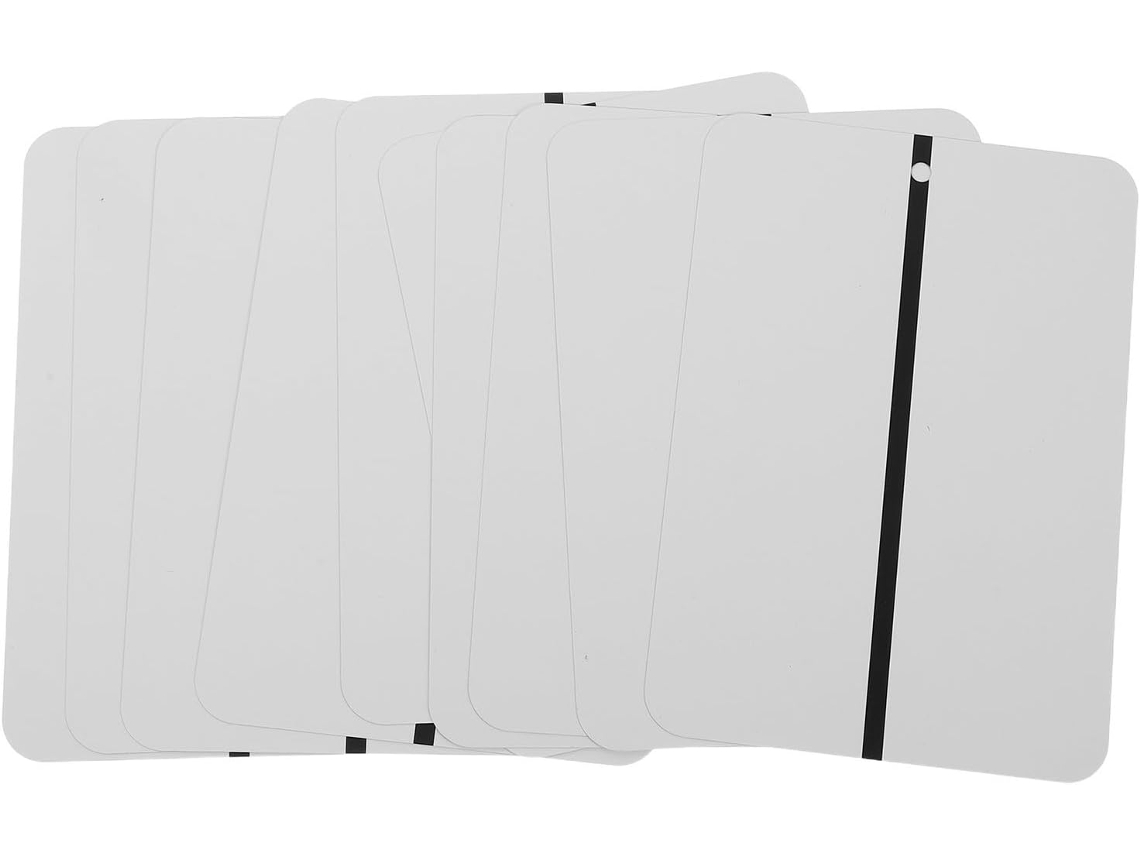 Conjunto De 10 Placas De Teste De Pulverização De Alumínio Com Painéis Colorimétricos.
