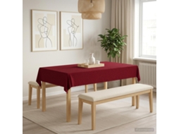 Vidaxl Toalha De Mesa Retangular Vinho Vermelho 110 X 180 Cm