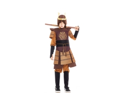 Fato de Menino PARTILANDIA Samurai Lendário Japonês Castanho (Tam.: 3-4 anos)
