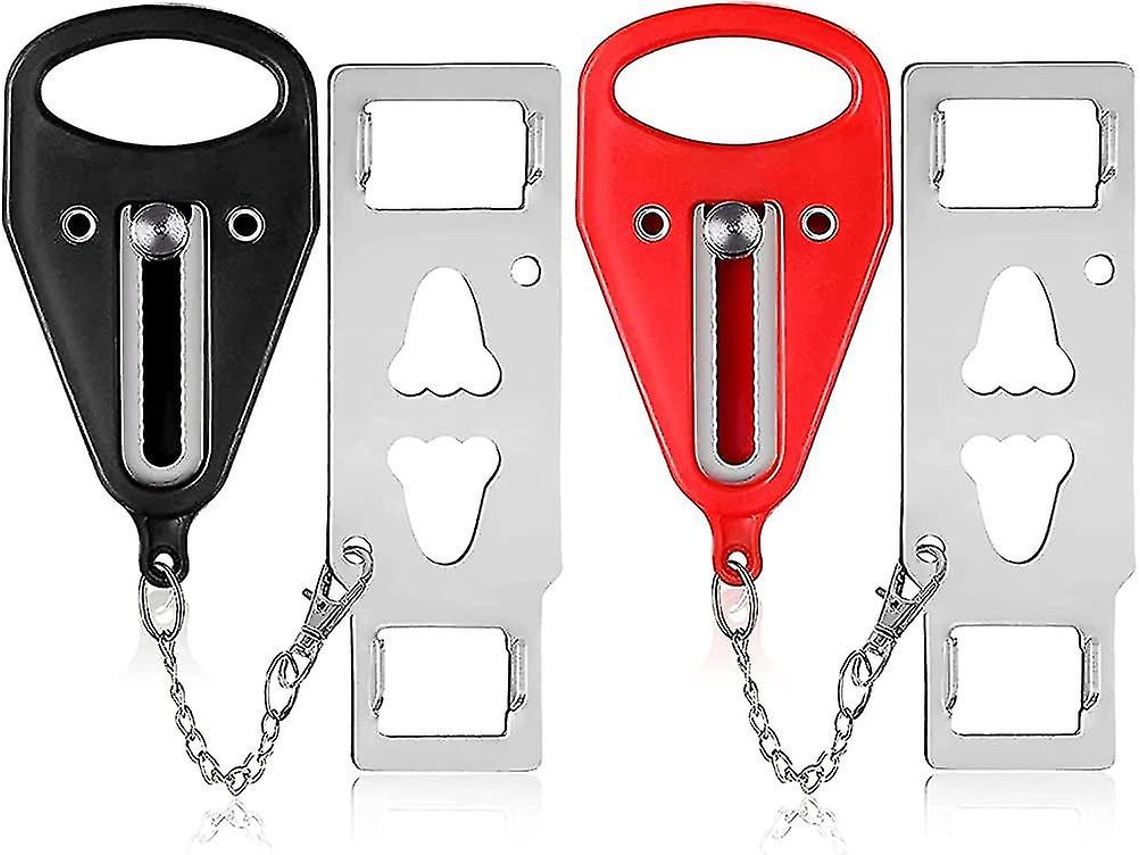 Fechadura Portátil Para Portas, Resistente E Reforçada, Quartos E Dormitórios