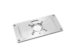 Placa De Inserção De Mesa De Roteador De Alumínio Para Bancos De Carpintaria, Máquina De Fresagem E Corte Com 8 Orifícios E Anéis