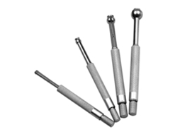 Conjunto De 4-calibradores Furos Pequenos 3a 13mm Com Pontas Esféricas E Medidores Telescópicos Em Aço Endurecido