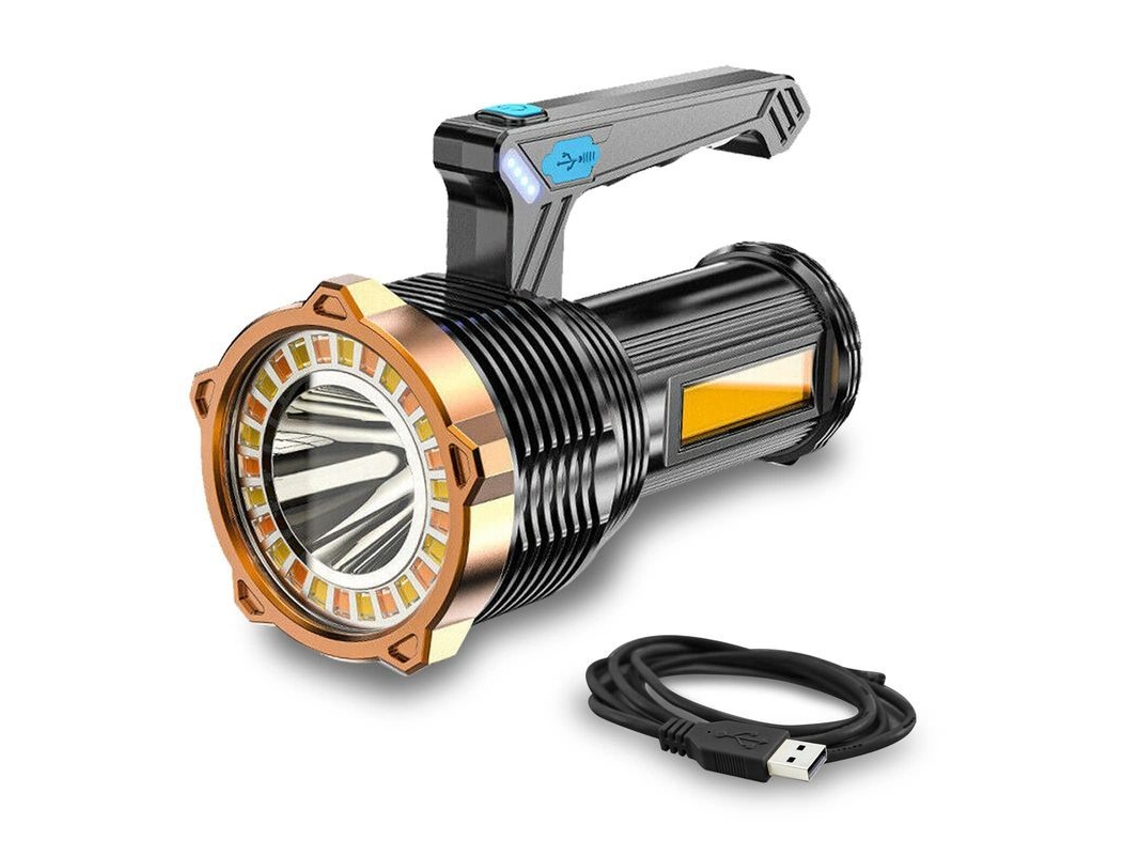 2026-lanterna Led Super Brilhante 8 Modos Recarregável Impermeável Para Camping E Emergências