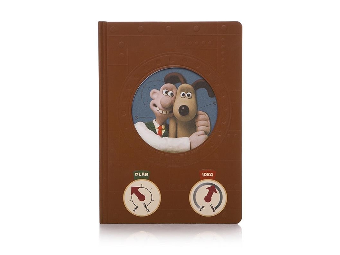 Wallace Gromit Caderno A5 Brilvibera